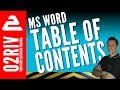 Dynamic Table of Contents in Word (How The Experts Do It)