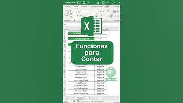 Funciones para contar (Contara & Contar.si) #excel #exceltips #exceltricks #excelpro