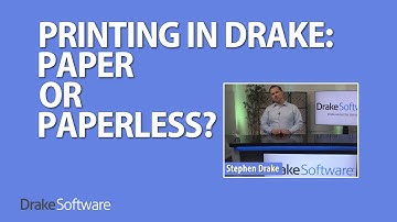 Printing In Drake Tax