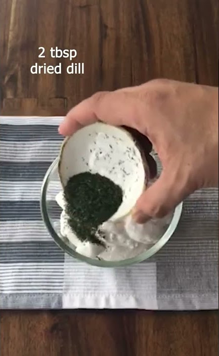 HOW TO MAKE EASY HOMEMADE VEGAN TZATZIKI | Frey and Maria #shorts #tzatziki #homemade