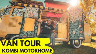 VAN TOUR VW KOMBI MOTORHOME [Bonita, Cómoda y SÚPERCOMPLETA ]🚌  (📍De Argentina hasta Alaska)