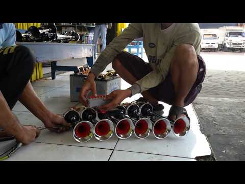 Klakson angin 6 corong YouTube Klakson angin 6 corong YouTube