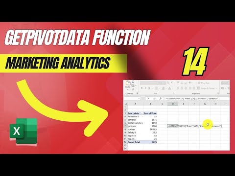 HOW TO USE THE GETPIVOTDATA function TO ANALYSE DATA