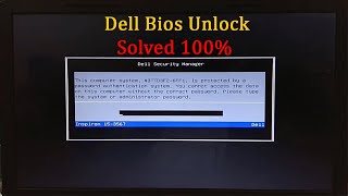 How to Remove Bios Password on All dell System | Dell Bios Unlock 100% Solved