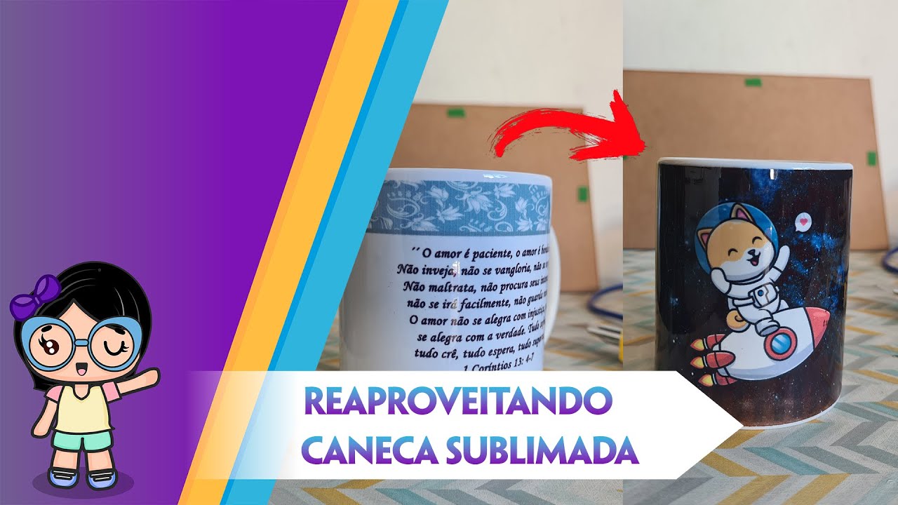Como Reaproveitar Caneca Sublimada