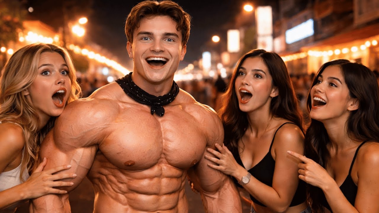 Fake Muskeldrakt Prank i Thailand! (Damer Elsker Det)