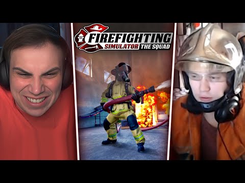 ГЛЕБ УЧИТ ТУШИТЬ ПОЖАРЫ в Firefighting Simulator (Юра, Формикс, Poisonika) | Sasavot