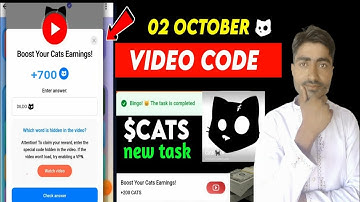 cats video code git 700 cats free #cryptoWant FREE Crypto? This Telegram Bot is Your Ticket!