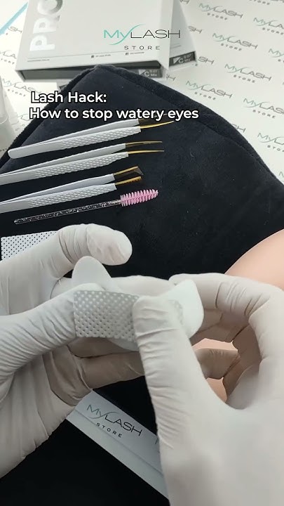 how-to-stop-watery-eyes-during-a-lash-appointment-youtube