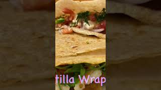 How to make oats Tortilla Wrap/Trending Tortilla wrap/Breakfast tortilla wrap #shorts #youtubeshorts