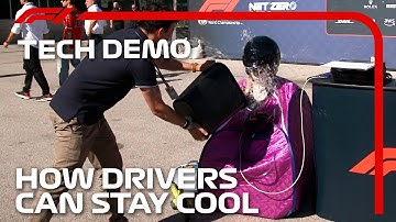How Do Teams Help Their Driver Stay Cool? | Albert Fabrega F1 TV Tech Talk Demo | crypto.com