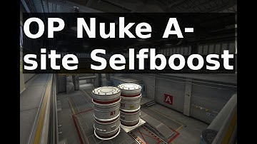 Nuke A-site jump from hut to top of site