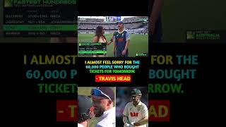 Travis Head Comments On Fans Attending The Next Day