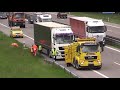 Lkw-Bergung auf der A7 bei Illertissen