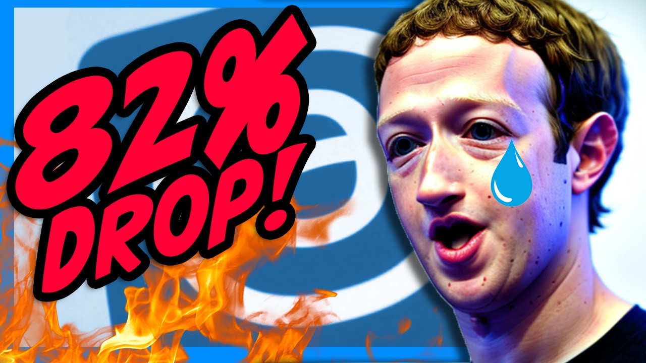 Threads PLUMMETS 82% in One Month! Facebook’s Worst FAILURE?!