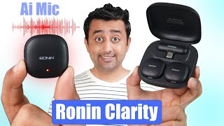 Ai Mic With Noise Cancellation - Ronin Clarity Mic Review - Under 10000