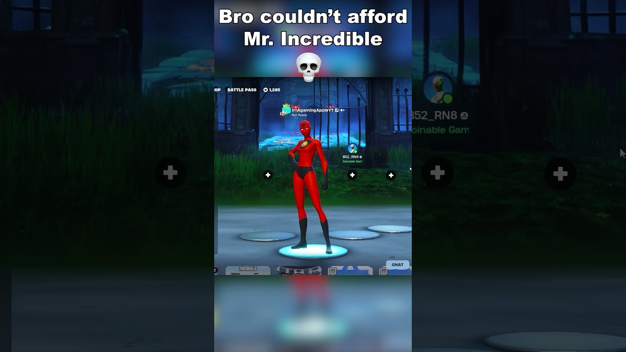 Bro can't afford Mr. Incredible 💀  #fortnite  #fortniteshorts #shorts #incredibles #fortnitememes