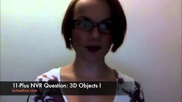 Codes, 3D Objects and Rotation (I) | 11-Plus Non Verbal Reasoning Exam Question