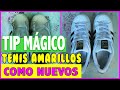 Como quitar manchas amarillas de los tenis blancos