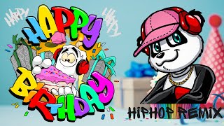 Happy Birthday Song Rap Remix (Lyric Video) | Pj Panda | HipHop Nursery Rhymes | HBD Trap Remix