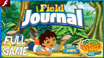 Go, Diego, Go!™: Field Journal (Flash) - Full Game HD Walkthrough - No Commentary