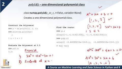 Lesson 7 -  How to Solve Polynomials in Python