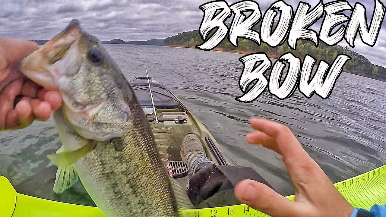 Bass Fishing Broken Bow Lake (Clear Water) - YouTube