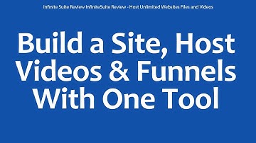 Infinite Suite Review InfiniteSuite Review - Host Unlimited Websites Files and Videos