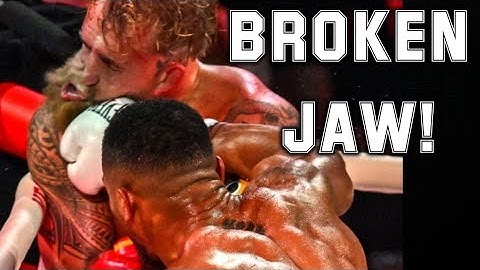 Jake Paul BRUTAL BROKEN JAW against Anthony Joshua!