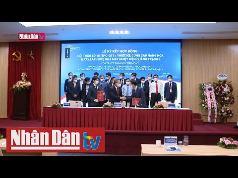 Video Ký kết gói thầu 1,3 tỷ USD dự án Nhiệt điện Quảng... - youtube