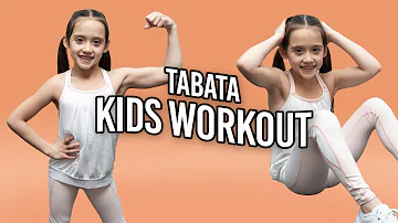 9 Year Old Leads Tabata Workout For Kids 💥