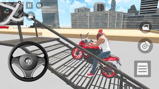🔥 Franklin 🤩😜 | All Bikes Parked on the Rooftop 🥳 | mr Navya Gamrz| Android Realistic #Gameplay screenshot 3