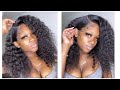 SECURE YOUR LACE😍| DETAILED 13*6 DEEP CURLY WIG INSTALL😍|Lace Melt Adhesive | Eayon Hair