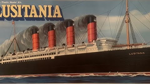 RMS Lusitania  Model Ship Build               Part 3