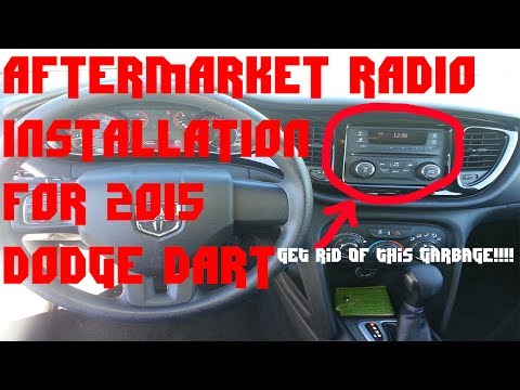 How To Install Aftermarket Radio Into 2015 Dodge Dart (With Steering Wheel Controls)