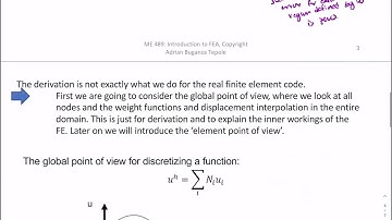 ME489 Intro to FE Lecture 6: Finite Element Interpolation