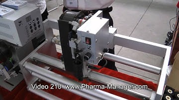Thermal printer for printing of validity period and batch number. Video 210 www.Pharma-Manager.com
