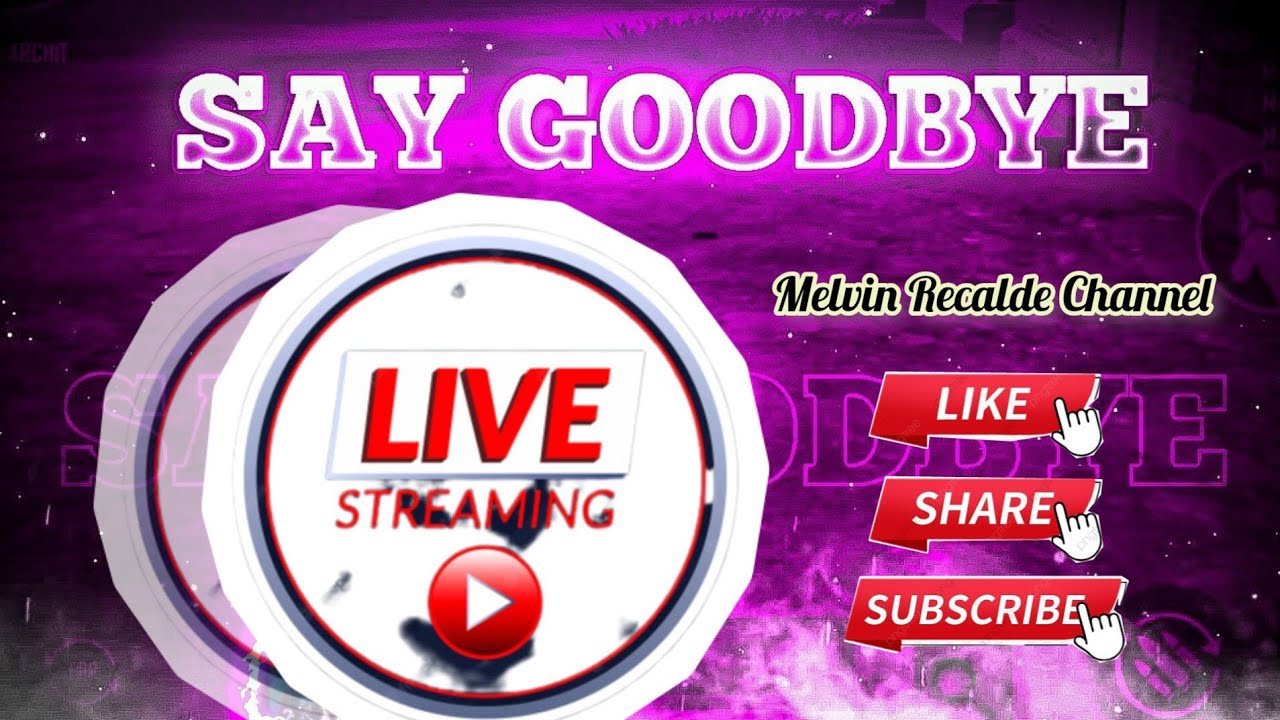 Say Goodbye 👋 Last Live Stream - YouTube