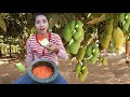 Amazing cooking shrimp paste with mango and chili salt recipe - Amazing video