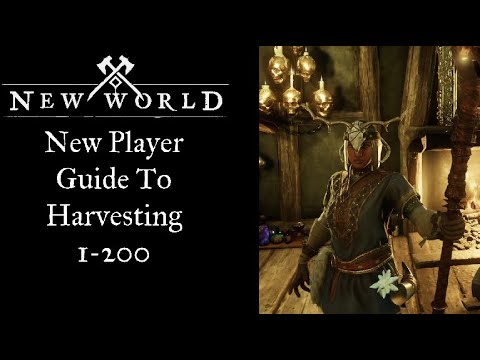 Ready go to ... https://youtu.be/Z0rmfpmppl4 [ New World 1-200 Harvesting guide and beyond!]