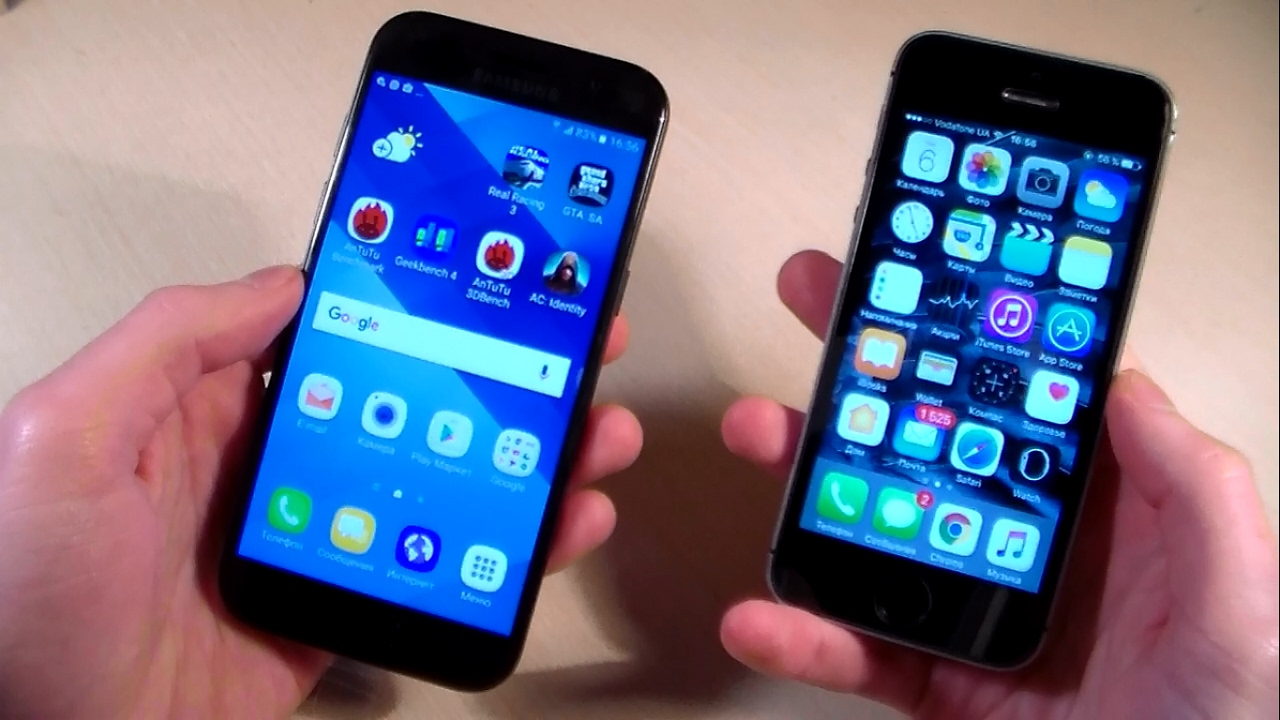 Samsung galaxy a3 vs iphone 5s