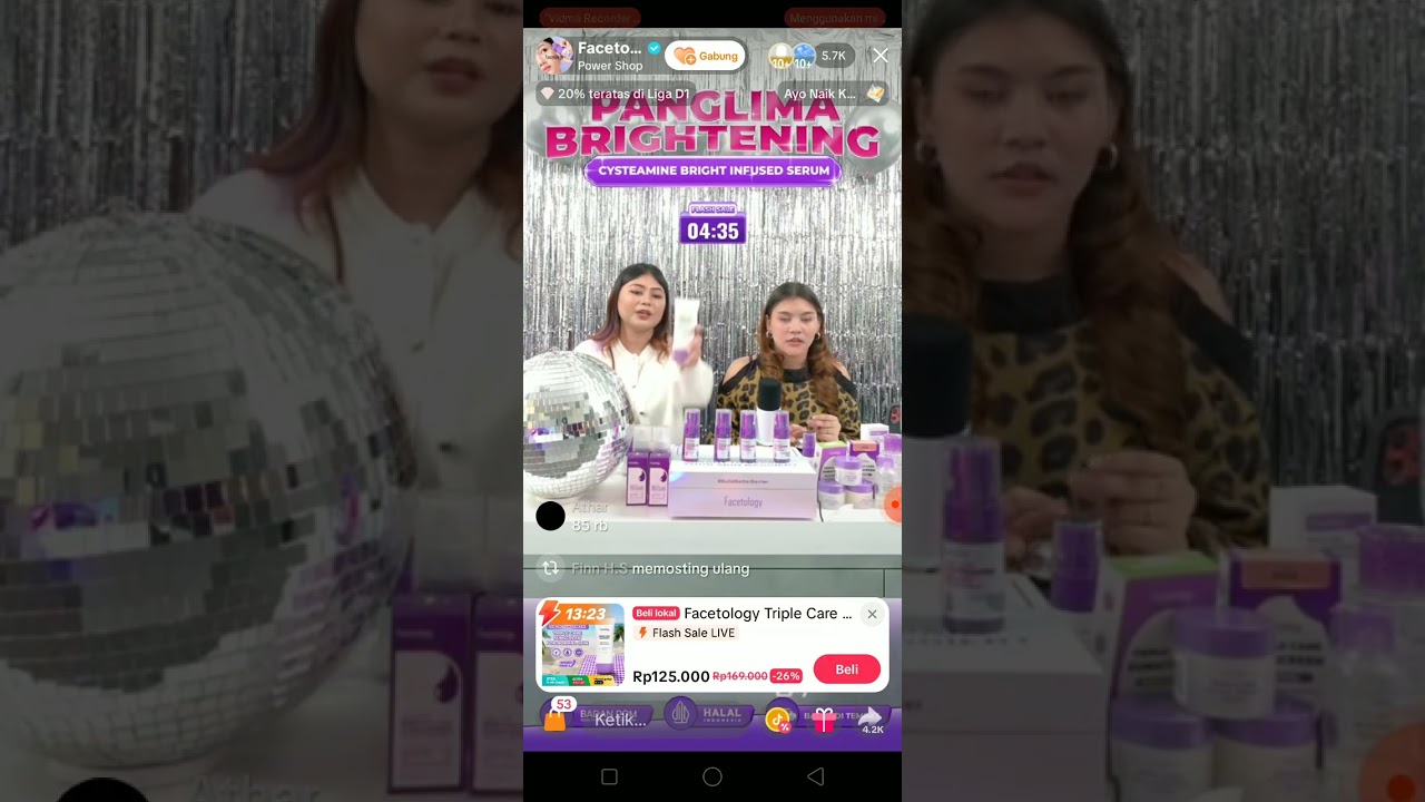 Part 2 live facetology bersama Sri devi