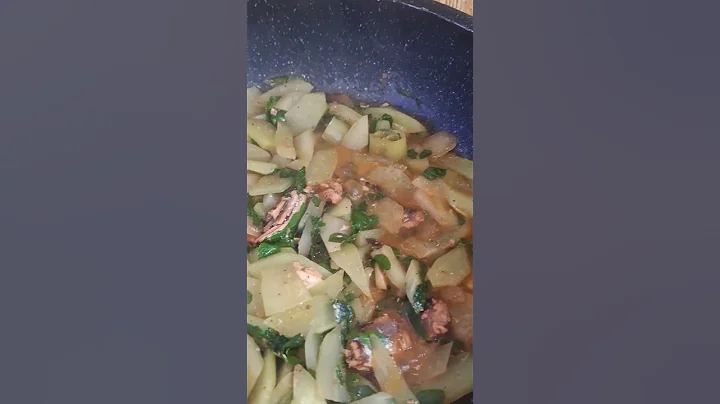 GINISANG SAYOTE W/ SARDINAS AT MALUNGGAY #myrecipe #sardinesrecipe #healthyfood