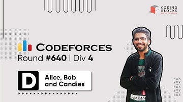 Codeforces Round #640, 1352 D. Alice, Bob and Candies | Competitive Coding | Coding Blocks