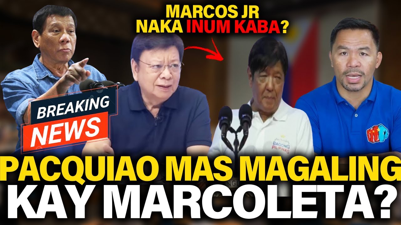 BREAKING NEWS! MARCOS JR SINAGOT SI PRES DUTERTE¿ PACQUIAO MAS MAGALING ...