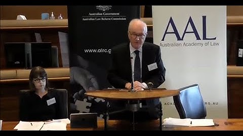AAL/ALRC Seminar: Public confidence, apprehended bias, and the modern federal judiciary