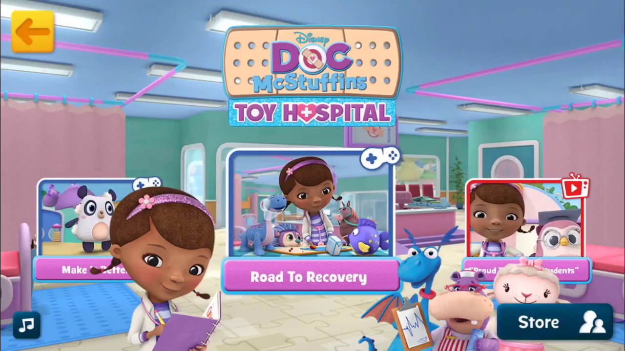 Doc Mcstuffins Toy Hospital Game Stephie's Games YouTube
