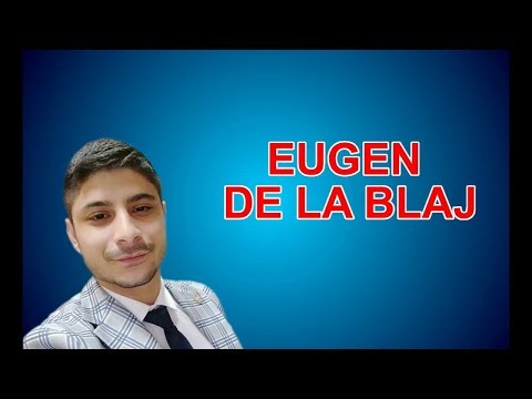 Eugen de la Blaj - pentu tine sunt in stare 2019