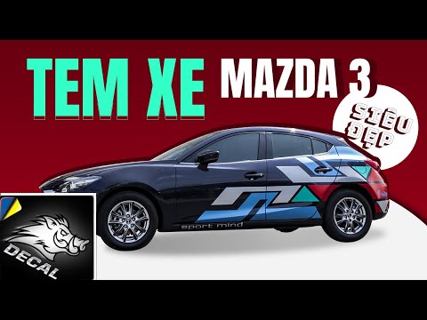 Tem xe Mazda 3 đẹp cực chất - Ô Tô Hoàng Kim