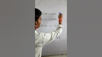 cos2theta।formula of cos2theta।trigonometric important formula। #maths।cos2A।by Monu Jaiswal